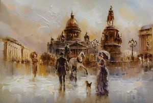 Картина "Виды Санкт-Петербурга" 77Г Картина "Виды Санкт-Петербурга" 77Г